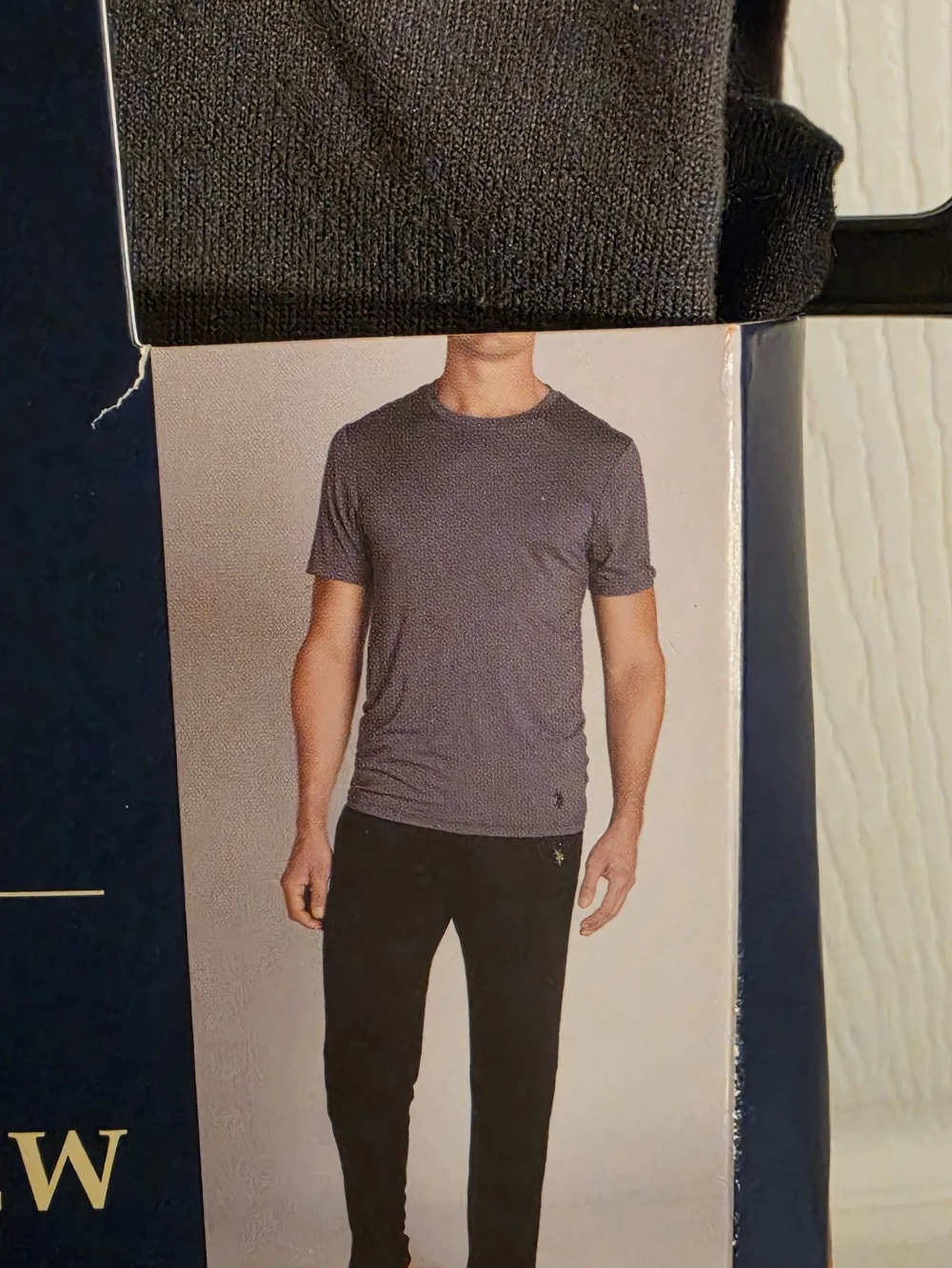 U.S. Polo Assn. Men's Two-Piece Short Sleeve Crew & Sleep Pant - Gray/Black